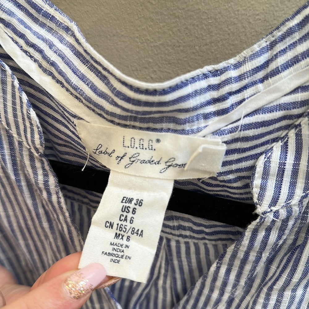 Striped Button Down - Picture 2 of 3